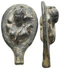 ANCIENT ROMAN BRONZE MIRROR (1ST-5TH CENTURY AD)
Condition : See picture. No return.
Weight : 17.95 g
Diameter: 36.40 mm