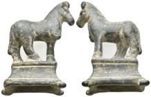 ANCIENT ROMAN BRONZE HORSE FIGURINE (1ST-5TH CENTURY AD)
Condition : See picture. No return.
Weight : 46.52 g
Diameter: 45 mm