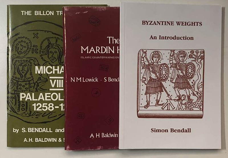 Bendall S. Lotto di 3 Libri: Byzantine Weights, The Billon Trachea of Michael VI...