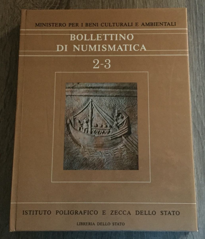 Bollettino di Numismatica 2-3 - Anno 1984. Istituto poligrafico e zecca dello st...