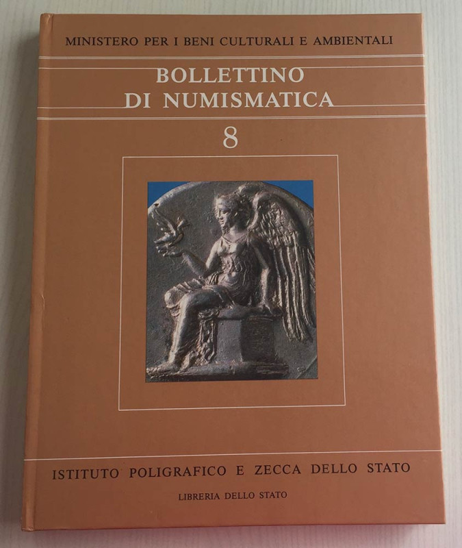 Bollettino di Numismatica. 8 Serie I Anno IV Gennaio-Giugno 1987. Cartonato ed. ...