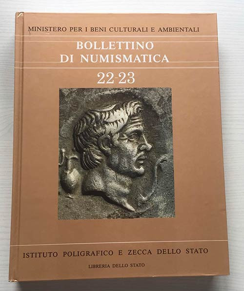 Bollettino di numismatica N. 22-23, Gennaio-Dicembre,1994, Anno XII, Serie I. Ca...