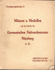 CAHN A. E. - Frankfurt am Main, 26, Oktober, 1926. Die dubbletten des Munzkabinetts des Gremanischen Nationalmuseum in Nurberg ..... pp. 166, nn. 2452...