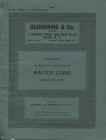 GLENDINING & CO. London, 22 – November, 1967. Catalogue of important collection of Maltese coins in gold and silver. Pp. 29, nn. 449, tavv. 15. Ril. e...