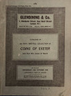 Glendening & Co. Catalogue of The R.P.V. Brettell Collection of Coins of Exter and Civil War Issues of Devon. 28 October 1970. Brossura ed. pp. 76, lo...