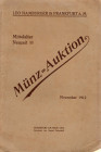 HAMBURGER L. – Frankfurt am Main, 6 – November, 1912. Dubletten des konigl. Munzkabinet in Berlin. Sammlung Karolinger, Murback und Luders, Baden ect....