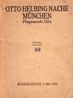 HELBING O NACH. – Auktion 88. Munchen, 4 – Mai, 1943. Munzen antike, mitterlalter-neuzeit, gold munzen, ecc. pp. 68, nn. 3034, tavv. 12. Ril. ed sciup...