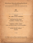 KRESS K. - Auktion 105. Munchen, 16 – September, 1957. Munzen antike und mittelalters.... pp. 52, nn. 2282, tavv. 12. Ril. ed sciupata interno buono s...