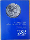Lanz Numismatik Auktion 111, Munzen von Euboia - Sammlung BCD. Munchen 25 November 2002. Brossura ed. pp. 113, lotti 604, ill. In b/n. Buono stato.