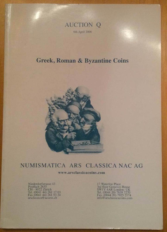 Nac – Numismatic Ars Classica. Auction Q, Greek, Roman and Byzantine Coins. 6 Ap...