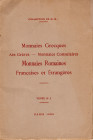 RATTO M. – Paris, 23 – Juin, 1932. Collection de m. B. Monnaies grecques, Aes Grave – Monnaies consulaires, monnaie romaines, francaise et entrangeres...