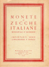 RATTO M. - Milano, 20\21 – Gennaio – 1956. Monete di zecche italiane. Importante serie longobarda e papale. pp. 139, nn. 384 – 1210, tavv. 16 – 61. Ri...