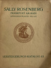 Rosenberg S. Katalog No. 63 Sammlung von Gold-und Silbermunzen und Medaillen Frankfurt 02 April 1928. Brossura ed. pp. 68, lotti 990, tavv. 13 in b/n....
