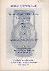 SCHULMAN H. - New York, 28 – February, 1959. Collection the Millan and Fuseni. Classical antiquities, ancient coins, medals and maps. Pp. 88, nn. 2300...