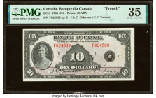 Canada Bank of Canada $10 1935 Pick 45 BC-8 PMG Choice Very Fine 35. 

HID09801242017

© 2022 Heritage Auctions | All Rights Reserved