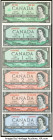 Canada Bank of Canada Group Lot of 12 Examples Very Fine-Crisp Uncirculated (Majority). One 50 dollar example is graded Very Fine. 

HID09801242017

©...