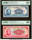 China Bank of China 5; 10 Yuan 1940 Pick 84; 85b Two Examples PMG Gem Uncirculated 66 EPQ (2). 

HID09801242017

© 2022 Heritage Auctions | All Rights...