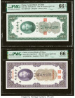 China Central Bank of China 20; 50 Customs Gold Units 1930 Pick 328; 329 Two Examples PMG Gem Uncirculated 66 EPQ (2). 

HID09801242017

© 2022 Herita...