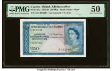 Cyprus Central Bank of Cyprus 250 Mils 1.3.1960 Pick 33a PMG About Uncirculated 50. 

HID09801242017

© 2022 Heritage Auctions | All Rights Reserved