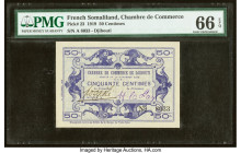 French Somaliland Chambre de Commerce, Djibouti 50 Centimes 30.11.1919 Pick 23 PMG Gem Uncirculated 66 EPQ. 

HID09801242017

© 2022 Heritage Auctions...