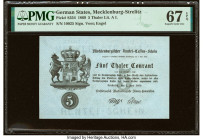 German States Grand Duchy of Mecklenburg-Strelitz 5 Thaler 1.6.1869 Pick S354 PMG Superb Gem Unc 67 EPQ. 

HID09801242017

© 2022 Heritage Auctions | ...