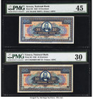 Greece National Bank of Greece 10 Drachmai 1926 Pick 88 Two Examples PMG Choice Extremely Fine 45; Very Fine 30. 

HID09801242017

© 2022 Heritage Auc...