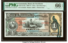 Guatemala Banco de Occidente en Quezaltenango 1 Peso 1.8.1914 Pick S173c PMG Gem Uncirculated 66 EPQ. 

HID09801242017

© 2022 Heritage Auctions | All...