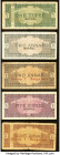 India Prisoner of War Group Bhopal & Bangalore Lot of 5 Examples Good-Very Fine. Annotations and stains present. A tear and tape repair is noted on on...