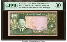 Indonesia Irian Barat, Bank Indonesia 100 Rupiah 1960 (ND 1963) Pick R5 PMG Very Fine 30. 

HID09801242017

© 2022 Heritage Auctions | All Rights Rese...