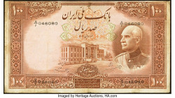 Iran Bank Melli 100 Rials ND (1937) / AH1316 Pick 36a Fine. 

HID09801242017

© 2022 Heritage Auctions | All Rights Reserved