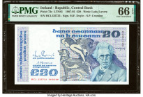 Ireland - Republic Central Bank of Ireland 20 Pounds 6.2.1989 Pick 73c PMG Gem Uncirculated 66 EPQ. 

HID09801242017

© 2022 Heritage Auctions | All R...