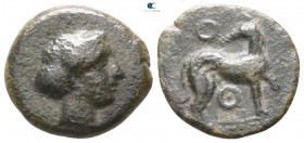 Sicily. Eryx circa 412-409 BC. Hexas or Dionkion Æ