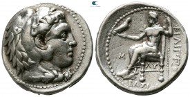 Kings of Macedon. Babylon. Philip III Arrhidaeus 323-317 BC. In the name and types of Alexander III. Struck under Archon, Dokimos, or Seleukos I, circ...