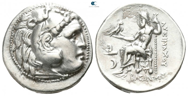Kings of Thrace. Kolophon. Lysimachos 305-281 BC. 
Drachm AR

17mm., 4,26g.
...