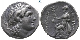 Kings of Thrace. Sestos. Macedonian. Lysimachos 305-281 BC. Struck 299/8-297/6 BC. Tetradrachm AR