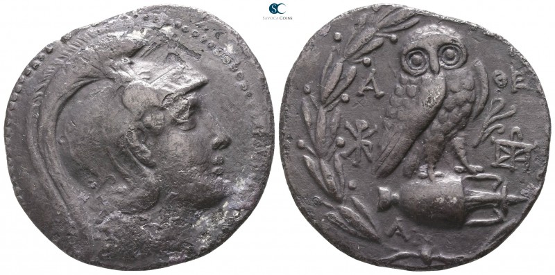 Attica. Athens 172-171 BC. 
Tetradrachm AR. New Style coinage. Class I

31mm....