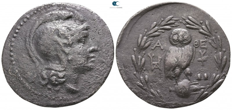 Attica. Athens circa 165-142 BC. Struck 165-149/8 BC
Tetradrachm AR. New Style ...
