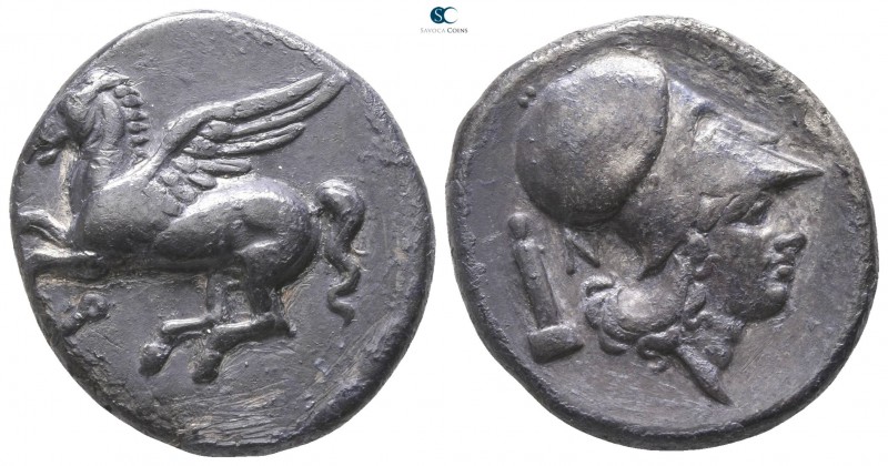 Corinthia. Corinth circa 345-307 BC. 
Stater AR

21mm., 8,34g.

Pegasos fly...