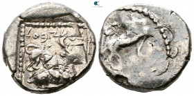 Cyprus. Kition  . Azbaal circa 449-425 BC. Stater AR