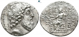 Seleukid Kingdom. Antioch on the Orontes. Demetrios II Nikator, 2nd reign. 129-125 BC. Tetradrachm AR