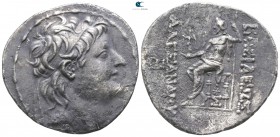 Seleukid Kingdom. Antioch on the Orontes. Alexander II Zabinas 128-123 BC. Tetradrachm AR
