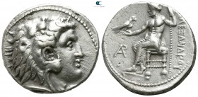 Ptolemaic Kingdom of Egypt. Arados. Ptolemy I Soter 305-282 BC. As satrap, 323-305 BC. In the name and types of Alexander III of Macedon. Struck circa...