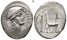 Cn. Plancius 55 BC. Rome. Denarius AR