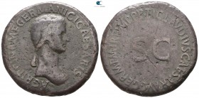 Agrippina I (sister-in-law of Claudius I) AD 33. Struck circa AD 42/3. Rome. Sestertius Æ