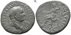 Vespasian AD 69-79. Rome. Sestertius Æ