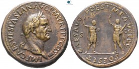 Vespasian AD 69-79. Rome. Sestertius Æ
