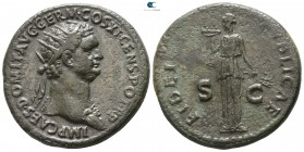Domitian AD 81-96. Struck AD 85. Rome. As Æ