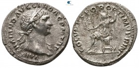 Trajan AD 98-117. Struck AD 108/9. Rome. Denarius AR