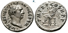 Trajan AD 98-117. Struck circa AD 98/9. Rome. Denarius AR