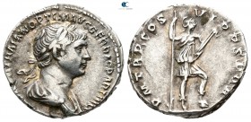 Trajan AD 98-117. Struck circa AD 114/7. Rome. Denarius AR
